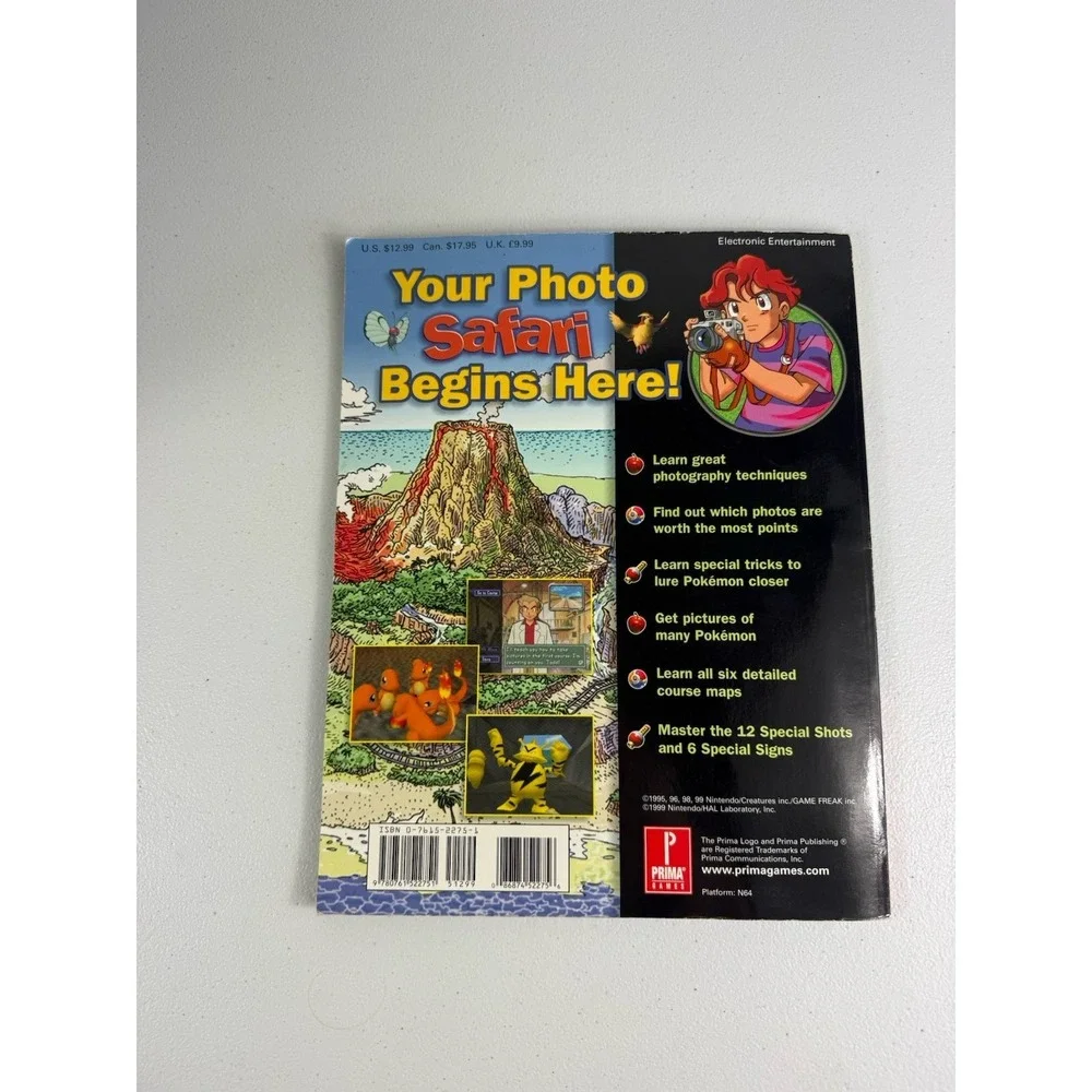 Pokemon Snap Prima's Official Strategy Guide Nintendo 64